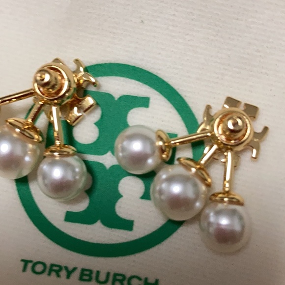 Women’s Tory Burch Gold Earrings - Picture 5 of 5